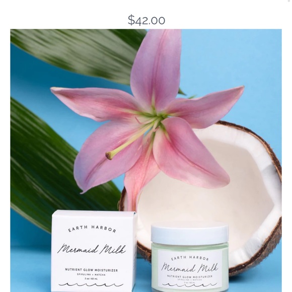 Earth Harbor Mermaid Milk nutrient glow moisturizer 2 oz RV $42 BNIB - Picture 3 of 4